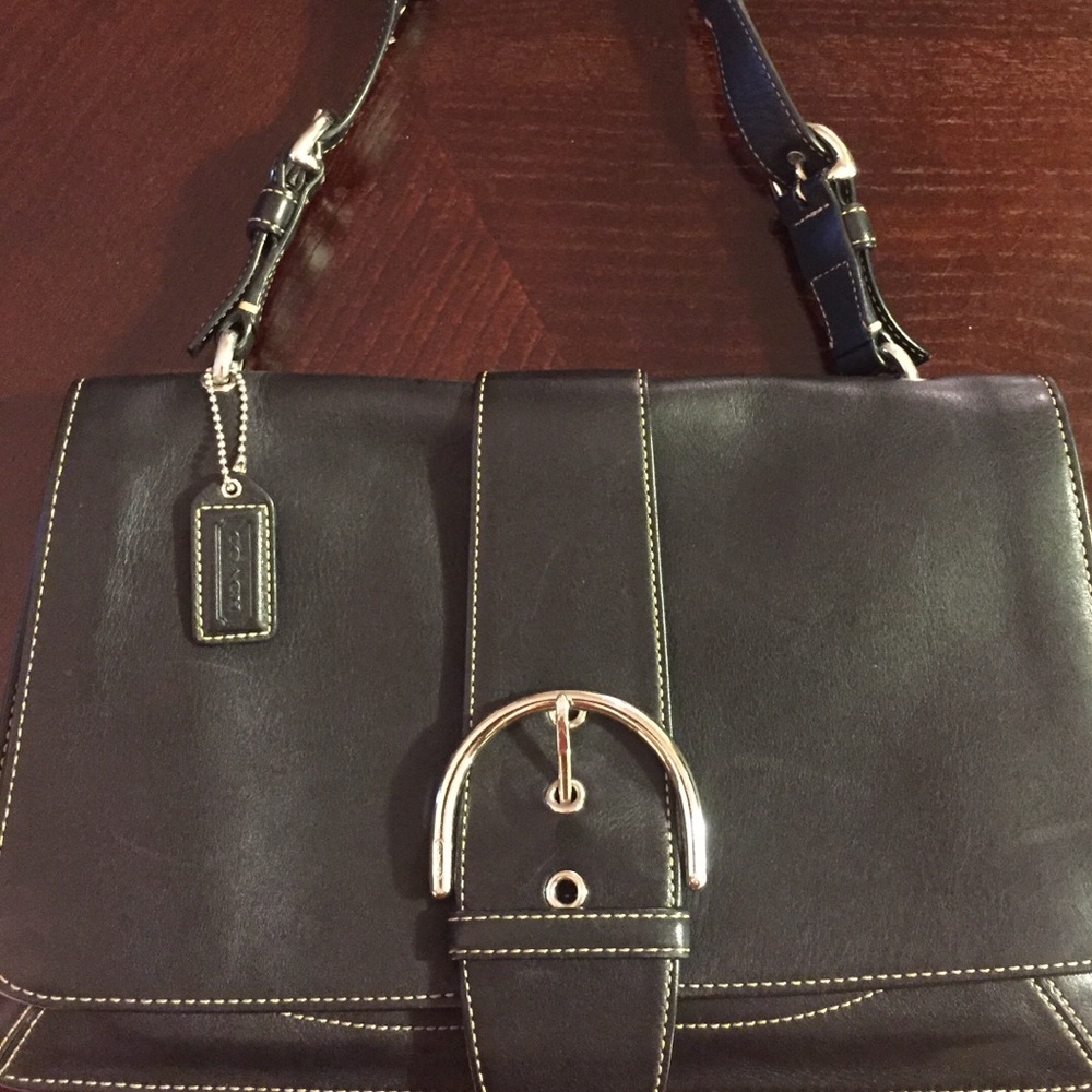 COACH - Vintage Leather Envelope Purse